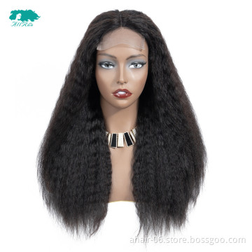 180 density human hair 4*4 lace wigs for black women